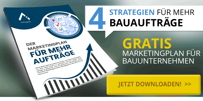 Marketingplan Bauunternehmen
